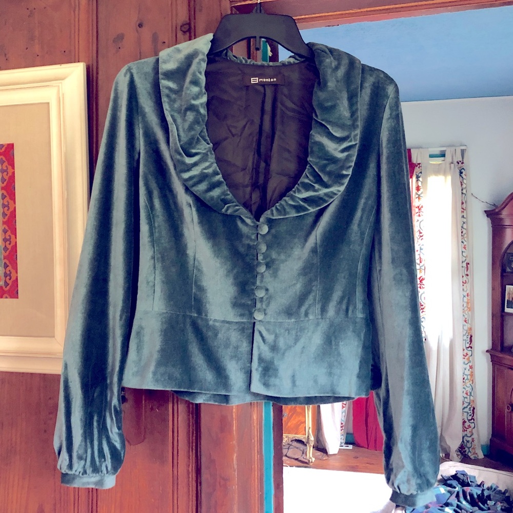 Monton French velvet blazer